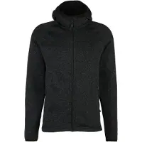Heber Peak CrownHe. II Knit Zip Hoody Giacca in pile Uomo (3XL, nero)