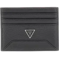 GUESS Porta Carte di Credito Pelle Nero — Portafoglio
