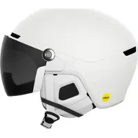 POC - Casco da sci con visiera integrata - Obex Visor Hydrogen White/Clarity Universal/Sunny/Grey - Taglia 59-62 cm - Bianco