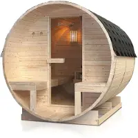 Artsauna sauna a botte all'aperto Spitzbergen 220 per 6 persone - riscaldatore da 8 kW e due panche