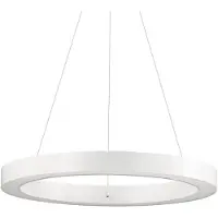 Ideal Lux Lampada LED a sospensione Oracle di , Ø 50 cm, bianca, 3.000 K
