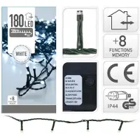 Big Buy Cooking Ghirlanda multifunzionale 180 led bianchi freddi 220v 23m ip44