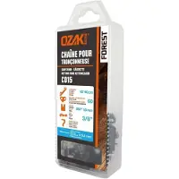 Generique Catena per motosega Ozaki Alloggiamento inferiore semi-quadrato: 3/8'' 063 (1,6 mm) 60 driver (E60)
