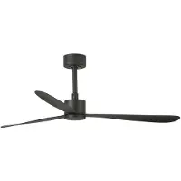 Faro Ventilatore soffitto Amelia, motore DC 3 pale nero