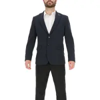 Scotch & Soda 2 Button Jacket Textured Knit Navy Taglia: 50 | Blazers Outlet | Uomo | Blu