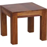 FineBuy Tavolino in legno massiccio 45x40x45 cm Tavolino in stile country | Tavolino da salotto Elegante Piccolo | Tavolino da salotto design