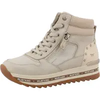 Mustang Stivaletto stringato beige chiaro