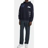 Daily Paper Raymond Hoodie Unisex Blue Taglia: XS | Felpe con cappuccio Outlet | Unisex | Blu