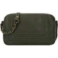 Cowboysbag Chained Feltham Borsa a tracolla Vera Pelle 22 cm verde