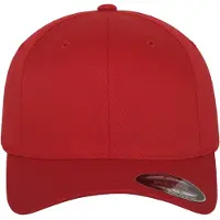 Flexfit Cappello da baseball rosso / nero
