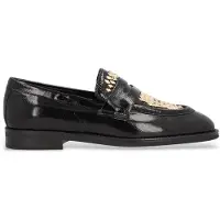 Alpe per donna. 533949 Nuovi mocassini Mimi in pelle nera (38), Nero, Basso, Nessuno, Casual