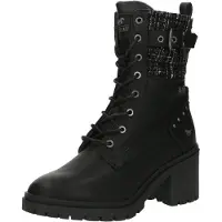 Mustang Stivaletto stringato nero / argento