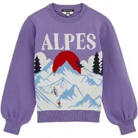 We fashion Knitted Pullover Light Purple Taglia: 170/176 | Maglioni Outlet | Unisex | Viola