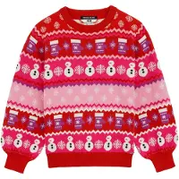 We fashion Knitted Pullover Bright Pink Taglia: 158/164 | Maglioni Outlet | Unisex | Rosa