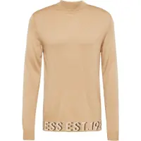 Guess Marciano GUESS Alf Ls High Neck Log Travertine Sand Taglia: S | Dolcevita Outlet | Uomo | Marrone