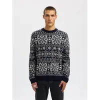 Selected Maglione Girocollo Uomini Blu XL