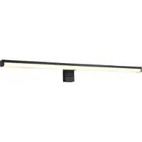 TRIO Lighting Applique LED Lino, nero satinato/bianco