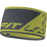 Dynafit Leopard Logo Headband Fascia sportiva per la fronte (58 cm, olivia)