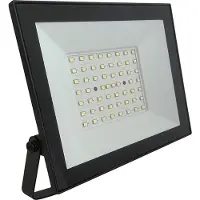 V-TAC Faro LED SMD 50W Slim E-Series Nero 6500K IP65 – con driver integrato (SKU 23990)
