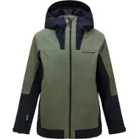Peak Performance - Giacca da sci con isolamento da uomo - M Rider Tech 2L Insulated Shell Jacket Pine Needle Black per Uomo - Taglia S - Verde