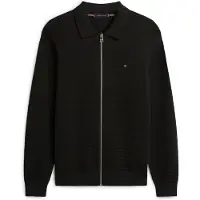 Tommy Hilfiger Seasonal Structure Zip Sweater Black Taglia: M | Maglioni a maglia Outlet | Uomo | Nero