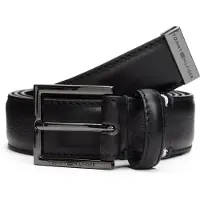 Tommy Hilfiger Hudson 3.0 Pebble Belt Black Taglia: 110 | Cinture Outlet | Uomo | Nero