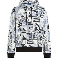 Karl lagerfeld JEANS Felpa blu colomba / nero / bianco