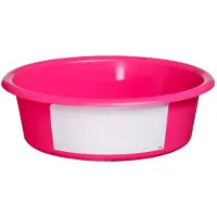 Hofman Mangiatoia 6 l rosa con etichetta bianca (cavallo vitello pecora)