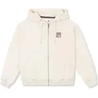 FILA Lagrio Loose Zip Hoodie Egret Taglia: XS | Felpe con cappuccio Outlet | Donna