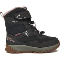 Jack Wolfskin Kid's Polar Bear-G Texapore High VC Scarpe invernali Bambini (33, nero)