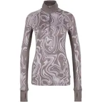 Stoic Women's Merino225 StensundSt. Half Zip Maglia merino Donna (S, grigio)