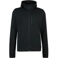 Stoic MerinoWaffleFleece320 NorrdalSt. Zip Hoody Maglia con zip e cappuccio Uomo (4XL, nero)