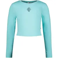 Vingino Girls G-basic-crop Rib Longsleeve T-shirt Artic Blue Taglia: 4 | Camicie Outlet | Unisex | Blu