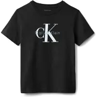 Calvin Klein Unisex Monologo Ss Tee Ck Black Taglia: 12 | T-shirt Outlet | Unisex | Nero