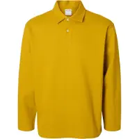Selected Polo A Maniche Lunghe Uomini Giallo M