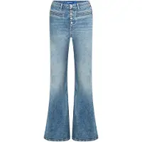Karl Lagerfeld Flared Pocket Denim Washed Mid Blue Taglia: W25L32 | Pantaloni Outlet | Donna | Blu