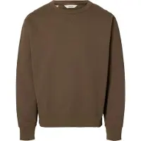Selected Felpa Uomini Marrone S