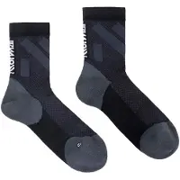 Nnormal Race Sock Low Cut Calze da running (40-42,5, nero/blu)