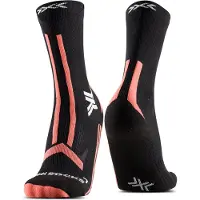X-socks Women's Trailrun Discover Crew Calze da running Donna (39/40, nero)