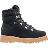 Roxy - Stivali doposci donna - Bradie Black Camel per Donne in Pelle - Taglia 7 US - Nero