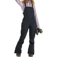 Roxy - Salopette da donna per sci/snowboard - Rideout Bib Pant True Black per Donne in Poliestere Riciclato - Taglia M - Nero