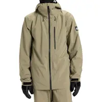 Quiksilver - Giacca da sci/snowboard stretch da uomo - Muldrow 20k Jacket Fallen Rock per Uomo in Pelle - Taglia XL - Beige