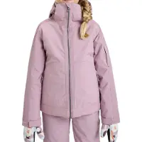 Roxy - Giacca da sci calda - Meade Girl Jacket Discreet Mauve in Pelle - Taglia Bambino 8a - Rosa
