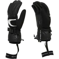 Oakley - Guanti caldi e impermeabili - Timberline Glove Blackout in Pelle - Taglia L - Nero