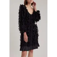Anne Fontaine Prose Robe Black Taglia: 40 | Abiti Midi Outlet | Donna | Nero