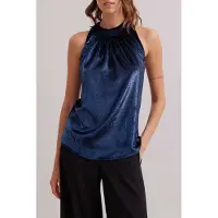 Anne Fontaine Pleiade Blouse Dark Navy Taglia: 36 | Canottiere Outlet | Donna | Blu