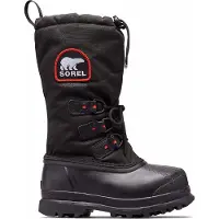 Sorel - Stivali da neve da donna caldi, impermeabili e resistenti - Glacier Xt W Black Red Quartz per Donne - Taglia 38 - Nero