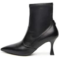 Nero Giardini tronchetti donna neri in pelle e materiale tecnico | Taglia 38