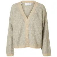 Selected Cardigan A Maglia Donne Beige L