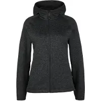 Heber Peak Women's CrownHe. II Knit Zip Hoody Giacca in pile Donna (S, nero)